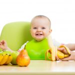 frutas, bebé, beneficio, felicidad