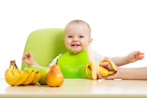 frutas, bebé, beneficio, felicidad