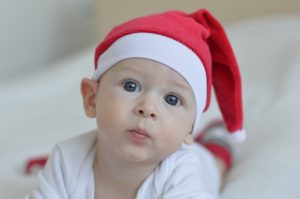 bebé, Navidad, gorro, Papá Noel, Reyes Magos, festividad, Jesús